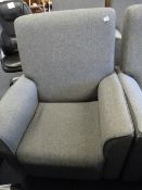 *High Back Grey Easy Chair