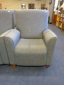 High Back Grey Easy Chair