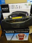 3 Assorted Radio Cassette Players