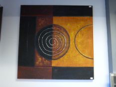 Large Unframed Contemporary Canvas