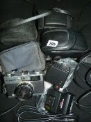 Assorted 35mm Cameras & Flash Units