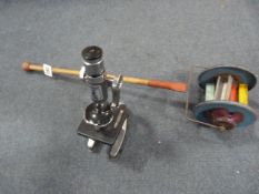 Child's Push Along Toy & Microscope