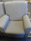 *High Back Grey Easy Chair