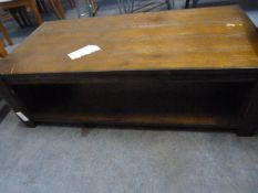 *Oak Occasional Table with Under Shelf