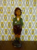 Plaster Ornament of Boy