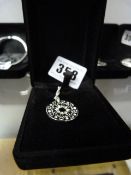 Silver Bracelet with Pendant