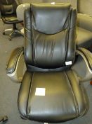 *Black Faux Leather Executive Swivel Chair
