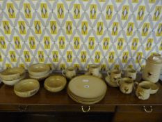 Mushroom Pottery Dinner Set