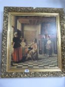 Gilt Framed Print on Canvas