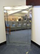 Large Bevelled Glass Mirror
