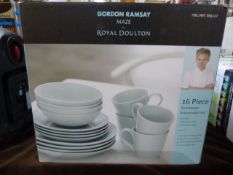 *Gordon Ramsay 16 Piece Dinnerware Set by Royal Doulton