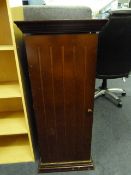 DVD Storage Unit in Dark Wood Finish