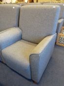 *High Back Grey Easy Chair