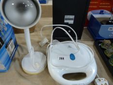 Desk Lamp & 2 Slice Toaster