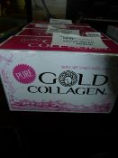 *4 Boxes containing Pure Gold Collagen 10 Day Programme Skincare Kits