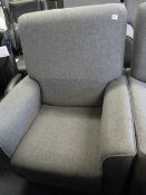 High Back Grey Easy Chair