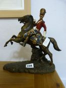 Bronzed Sculpture of a Trooper