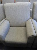 *High Back Grey Easy Chair