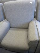 *High Back Grey Easy Chair