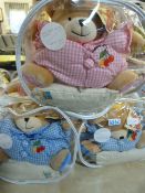 3 Night Dress Cased Teddies