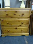 Pine Chest of 3 Drawers