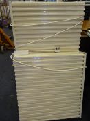 2 Fischer Electric Radiators Complete with Remote Control Thermostats