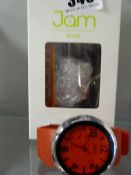 Jam Time Watch - Red Strap - Red Face