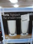 *Pair of Orla Twin Pack Touch Lamps
