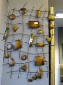 Wrought Iron Contemporary Wall Hanging