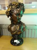 Simulated Bronze Bust