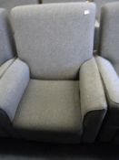 *High Back Grey Easy Chair