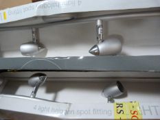 2 x 4 Light Halogen Spot Fittings