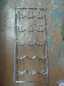 Chrome 15 Bottle Wine Rack