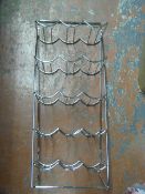Chrome 15 Bottle Wine Rack