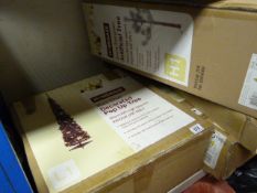 Homebase Artificial Snow Tree & Homebase Pop Up Christmas Decoration