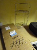 *Shower Head with Diverter & Chrome Corner Unit