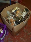 Box containing Curtain Pole Ends