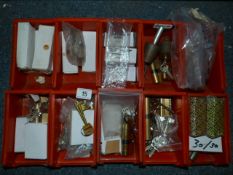 10 x Lin Bin containers including Various Door Cylinders - Security Shutter Locks etc