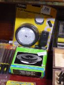 LED Remote Controlled Light & 2 Speaker Tweeters