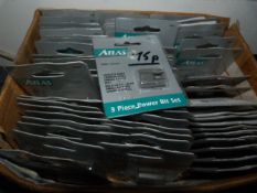 Approximately 60 Packs of Screwdriver Bits