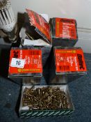 5 Boxes of Wood Screws