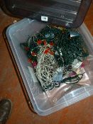 Box containing Christmas Lights