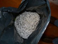 Bag containing Christmas Lights