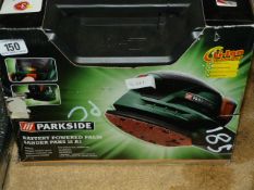 Parkside Battery Powered Palm Sander