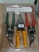 Roebuck 3 Piece Aviation Tin Snip Set