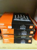 4 Homebase 5 Light Metal Candle Bridges