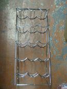 Chrome 15 Bottle Wine Rack