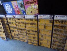 8 Davenport Burgess Display Boards containing Cylinder & Mortice Key Blanks