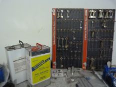 2 JMA Display Boards - Various Key Blanks - Shop Clock etc