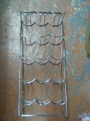 Chrome 15 Bottle Wine Rack